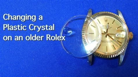 making a rolex watch out of cyrtals|youtube rolex crystal replacement.